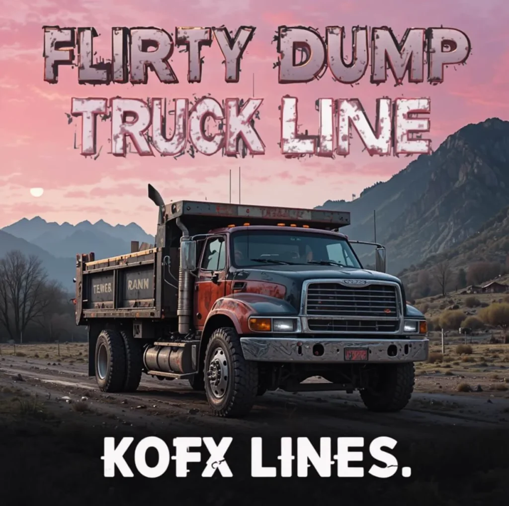 Flirty Dump Truck Pickup Lines