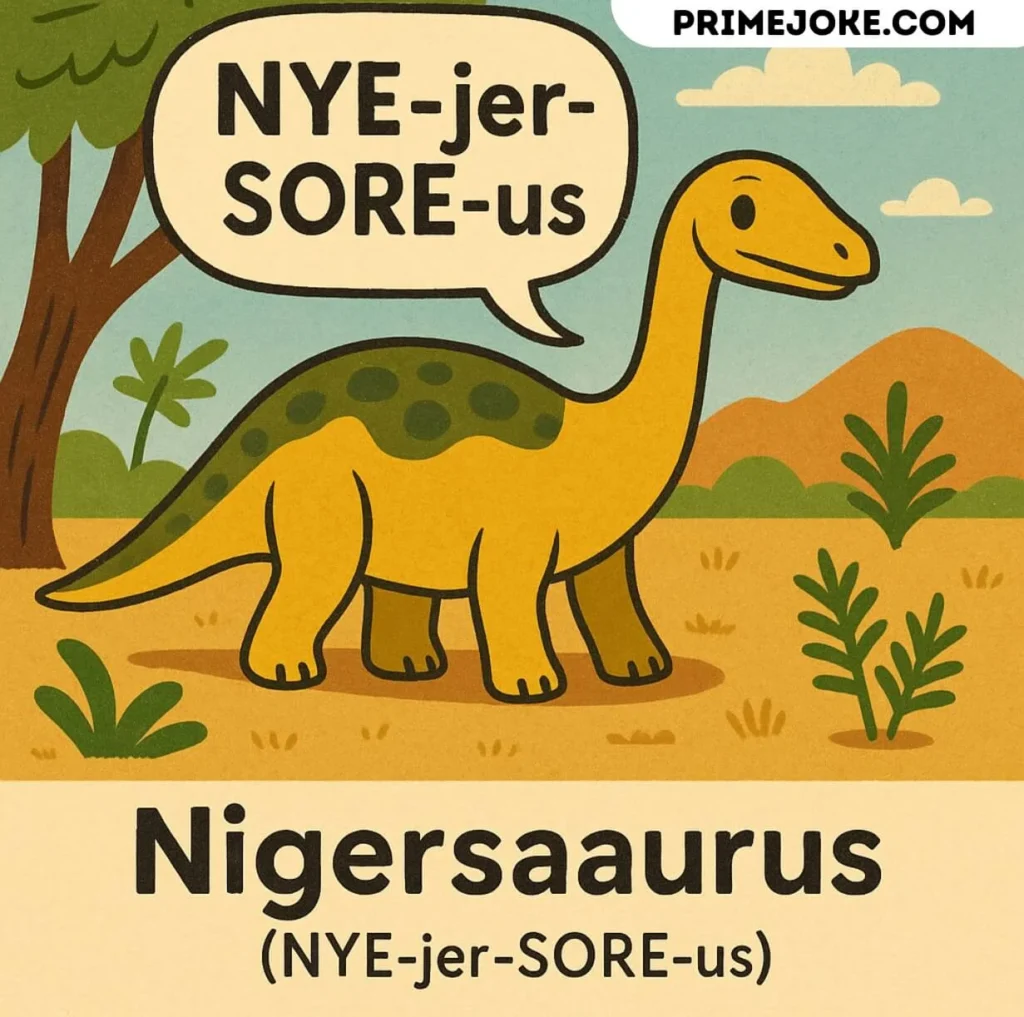 Nigersaurus Pronunciation