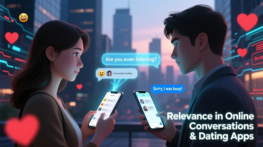 Relevance in Online Conversations & Dating Apps