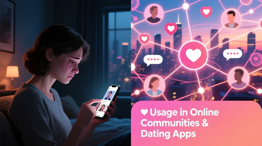 💞 Usage in Online Communities & Dating Apps