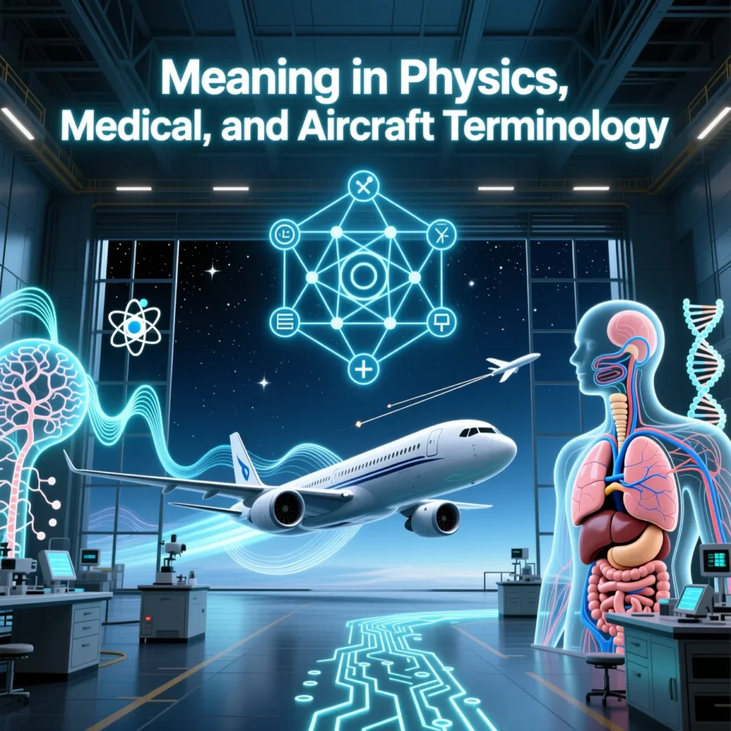 Meaning in Physics, Medical, and Aircraft Terminology
