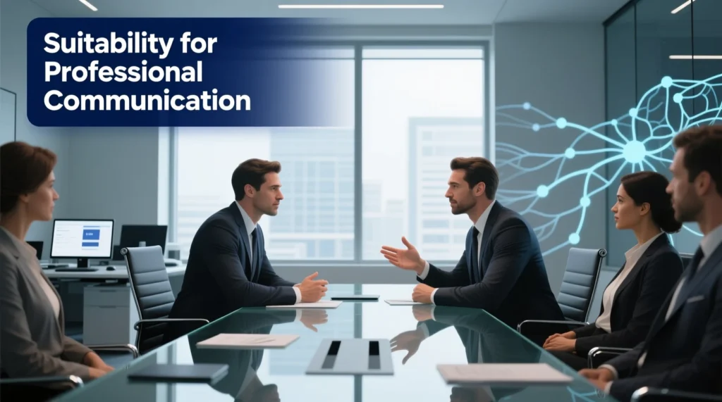 Suitability for Professional Communication