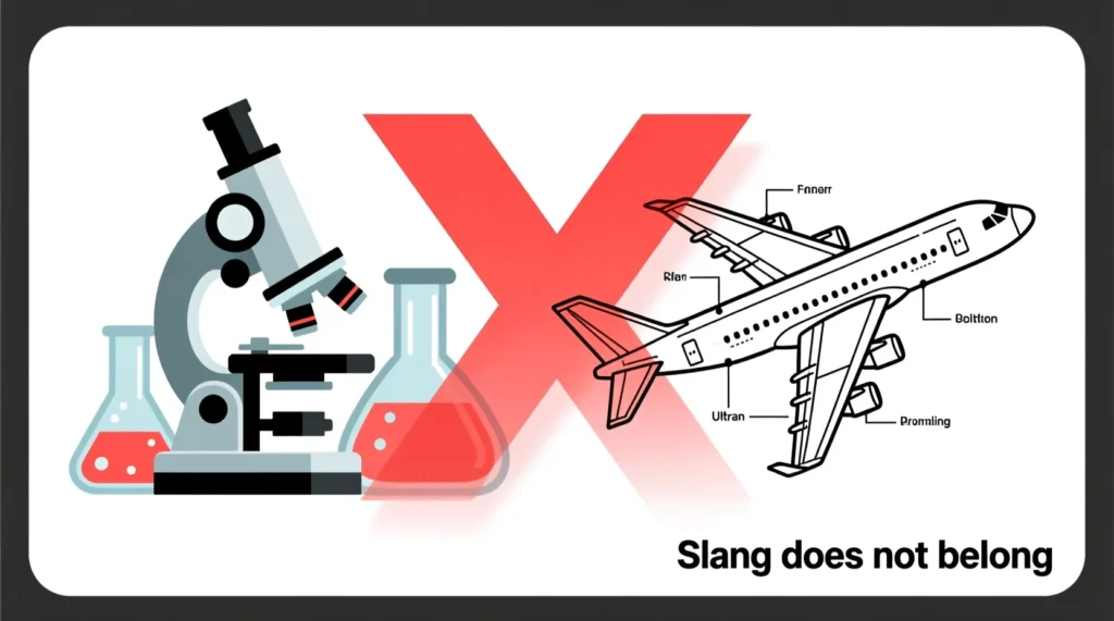 Meaning in Physics, Medical, and Aircraft Terminology