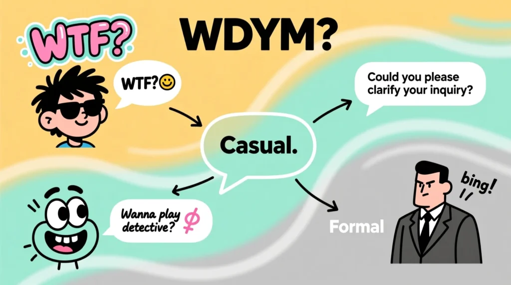 How to Respond to WDYM