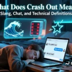 what does crash out mean