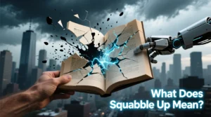 What Does Squabble Up Mean