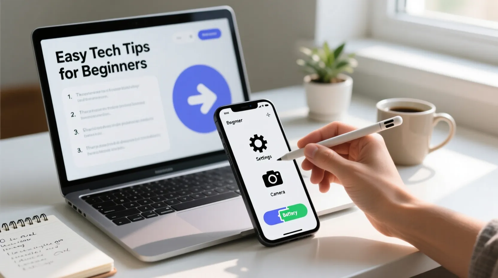 Easy Tech Tips for Beginners Using Smartphones and Laptops