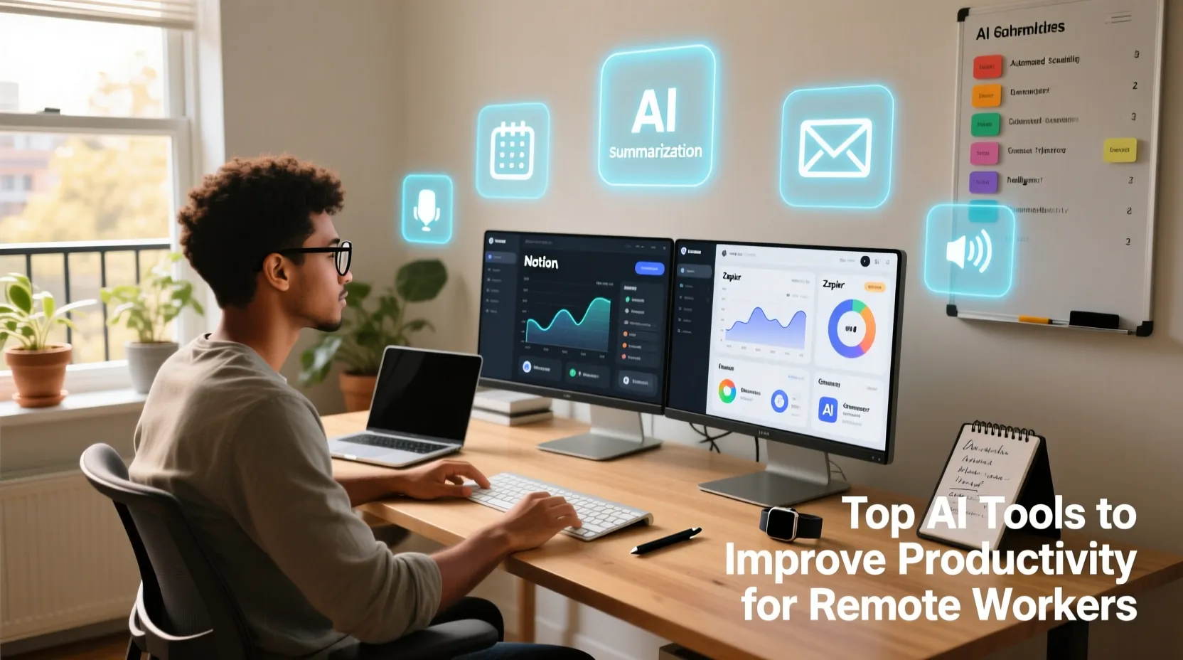 Top AI Tools to Improve Productivity for Remote Workers